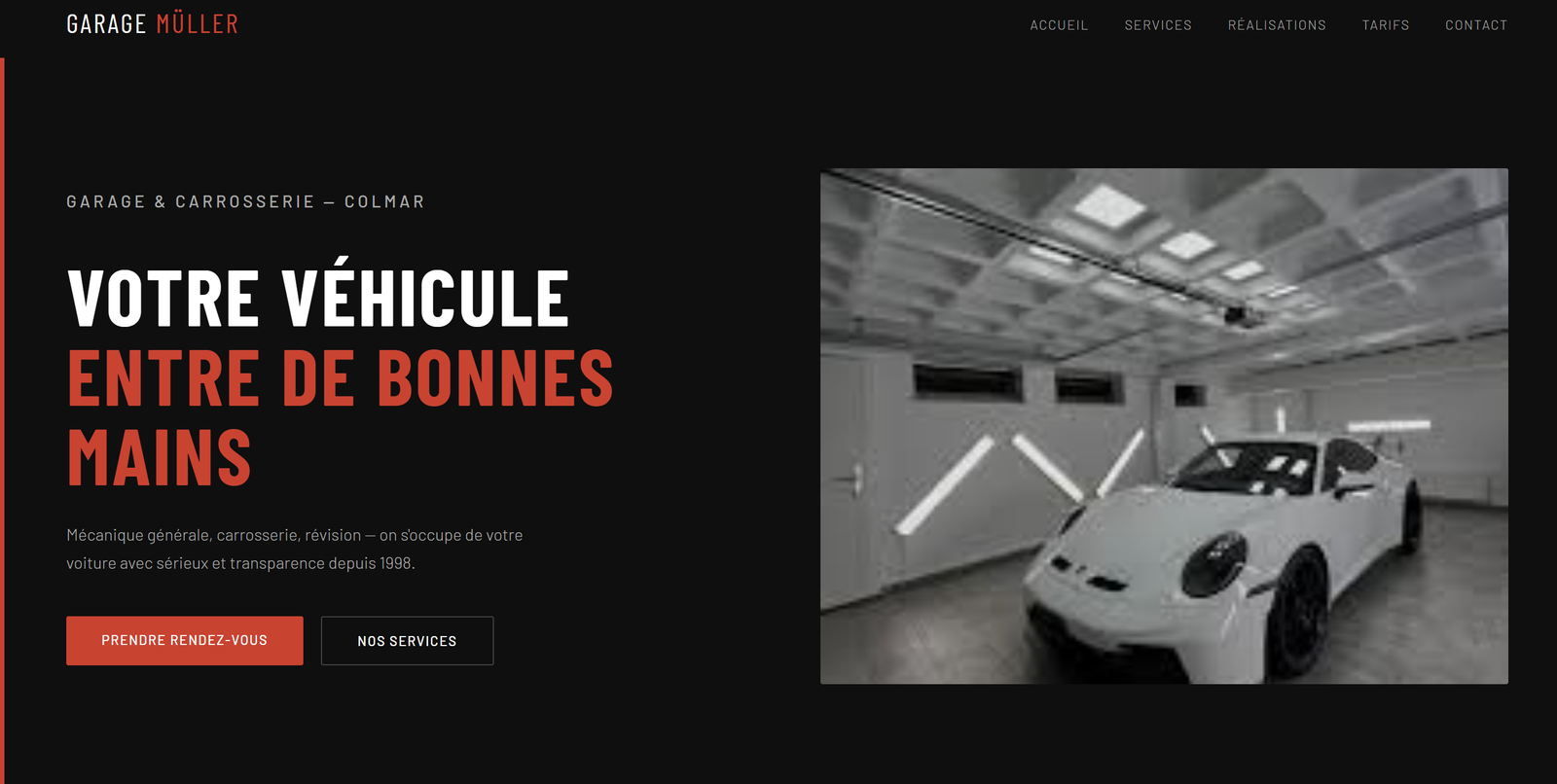 Réalisation site internet client 2